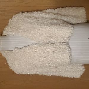 Calvin Klein cream colored short coat/jacket